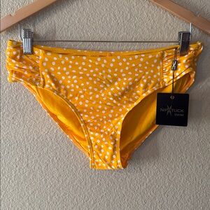 NipTuck Swim Yellow Polka Dot Bikini Bottom